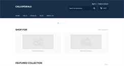 Desktop Screenshot of callofdeals.com